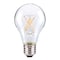 Satco Satco A19 E26 (Medium) LED Bulb Warm White 60 Watt Equivalence 4 pk S21713 - alternate 2